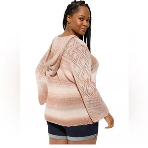 Torrid pink Space Dye Pullover Hoodie size 3X